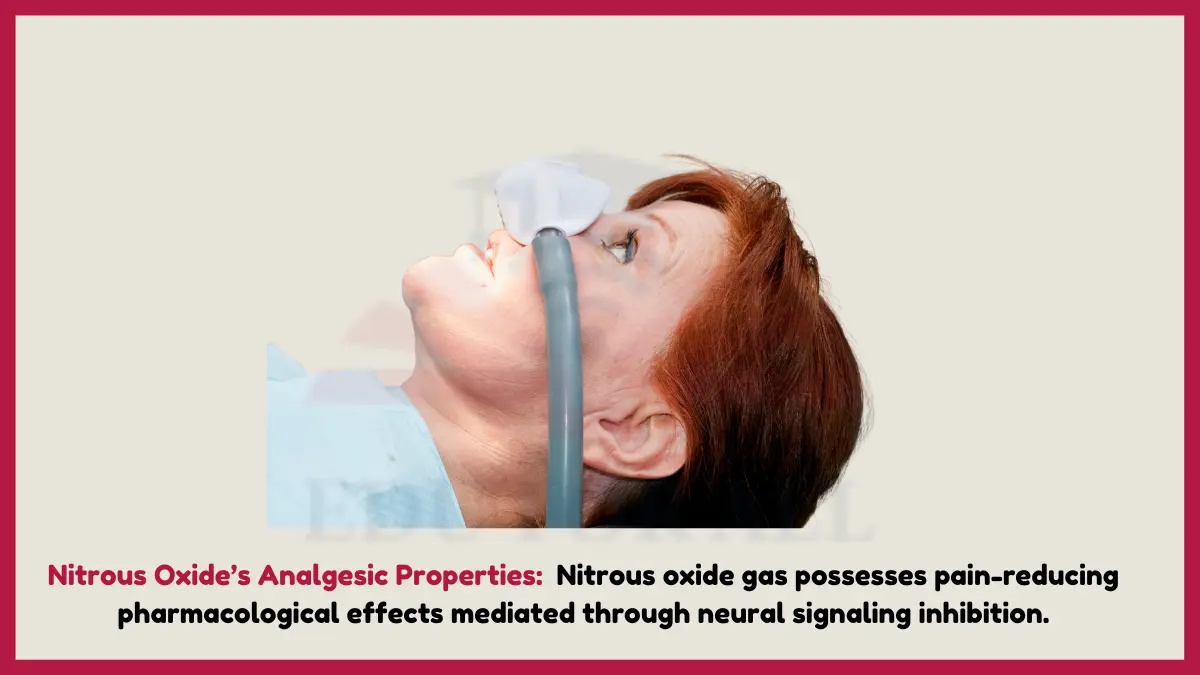 image showing Nitrous Oxide’s Analgesic Properties as an examples of chemical properties