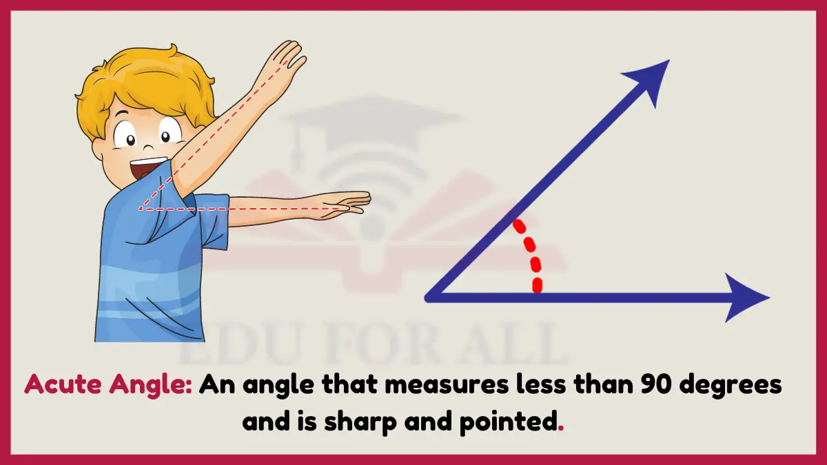 image showing Acute Angle as an example of angle