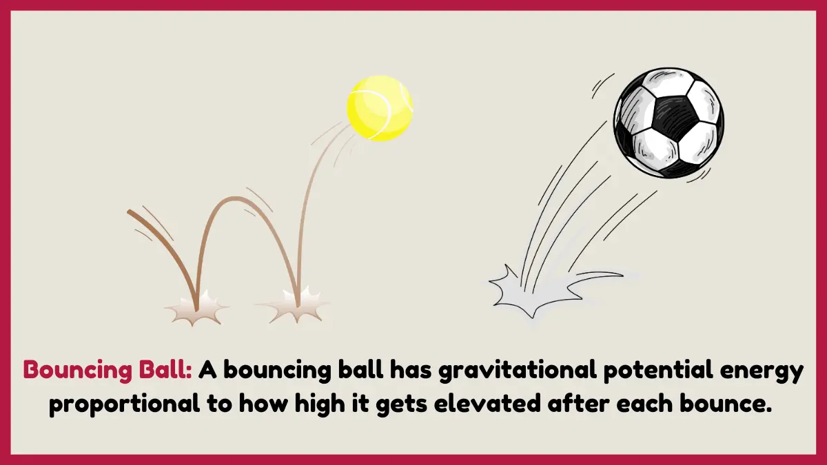image showing Bouncing Ball as an example of mechanical energy