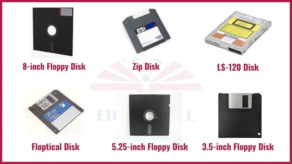 image showing examples of Floppy Disks