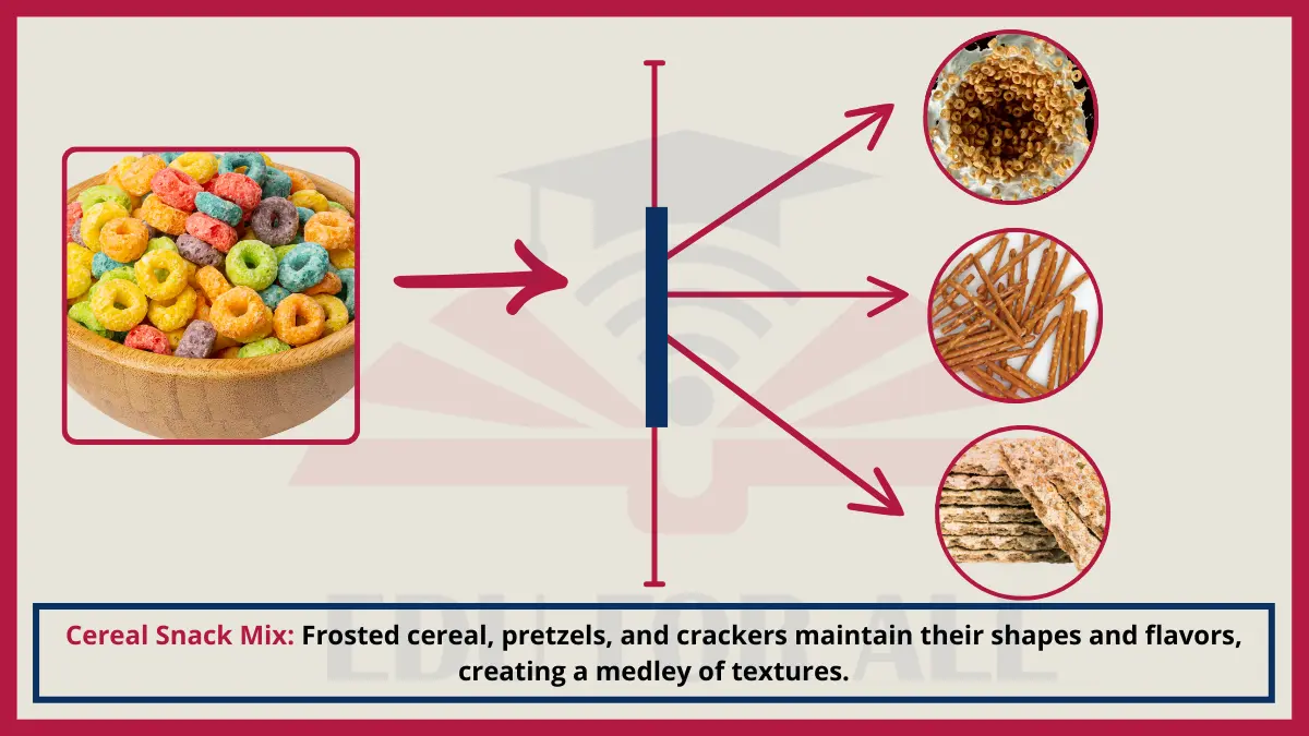 image showing Cereal Snack Mix as an Example of Heterogenous Mixtures