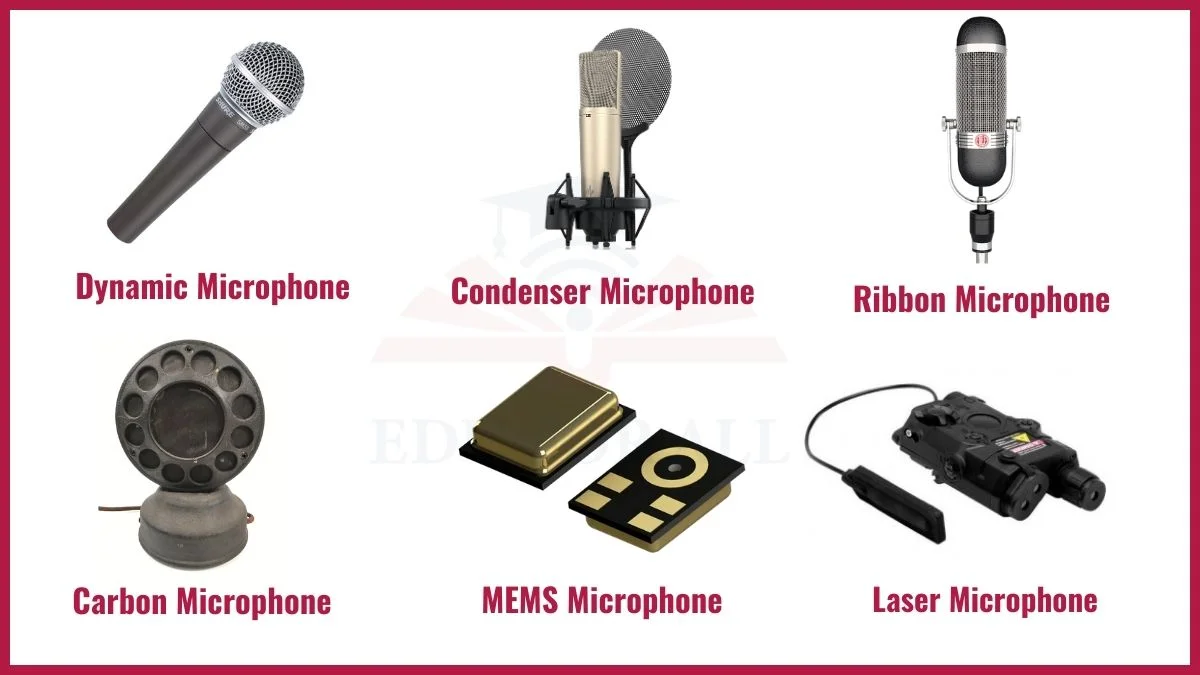 image showing Examples of Microphones