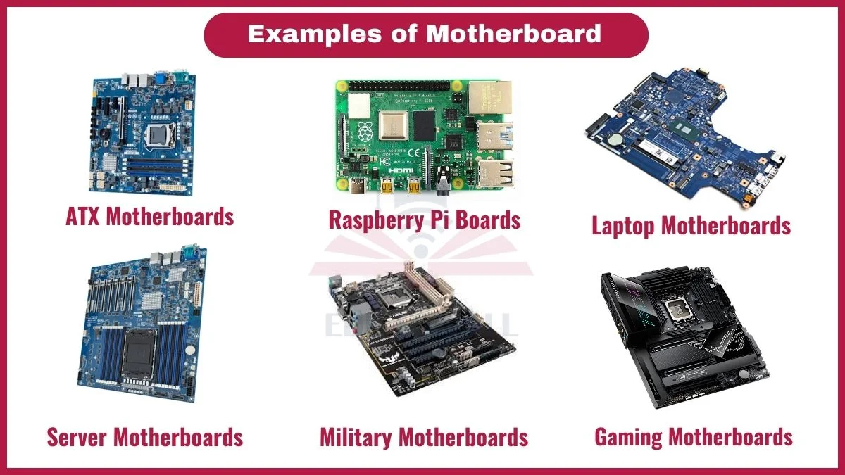 Image showing Examples of Motherboard