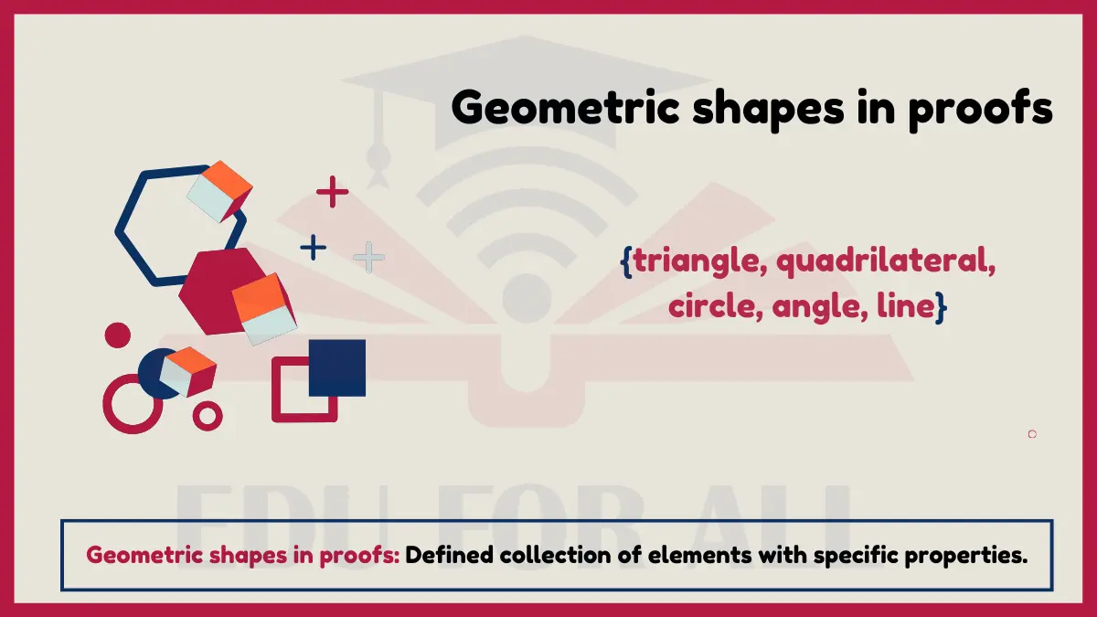 image shoiwng Set of Shapes in Geometry Proofs as an example of set