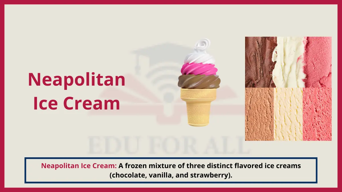 image showing Neapolitan Ice Cream as an example of mixture