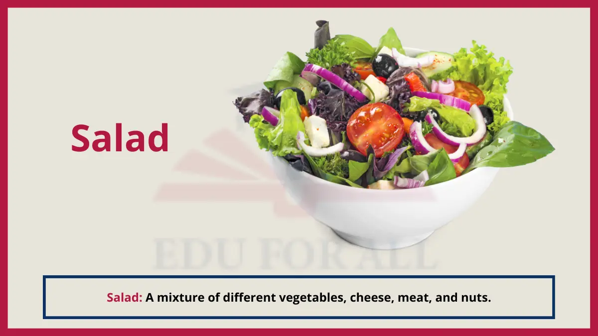 image showing Salad as an example of mixture