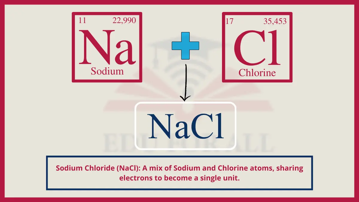 image showing Sodium Chloride as an example of compound