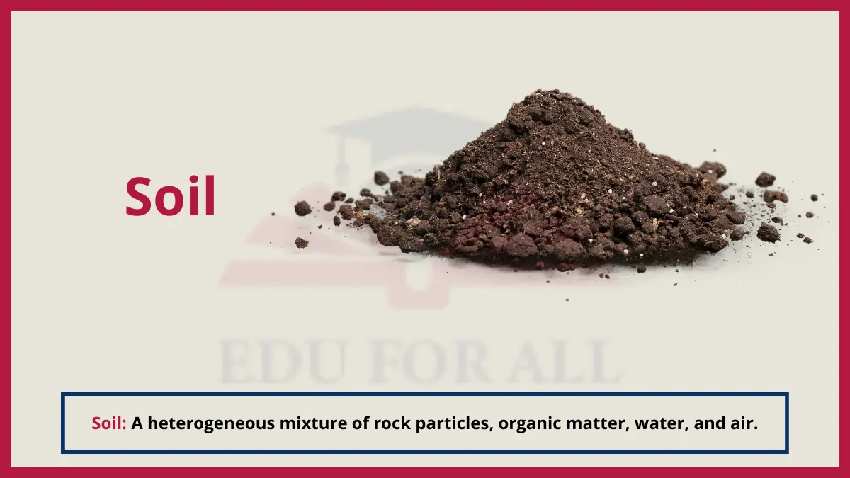 image showing Soil as an example of mixture