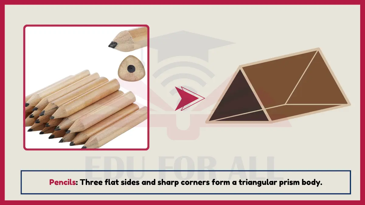 image showing Three-sided Pencil as an example of triangular prisms