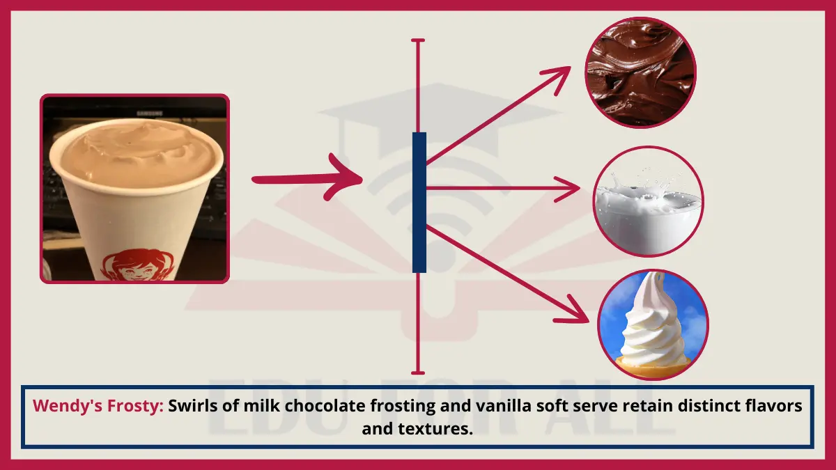 image showing Wendy's Frosty as an Example of Heterogenous Mixtures
