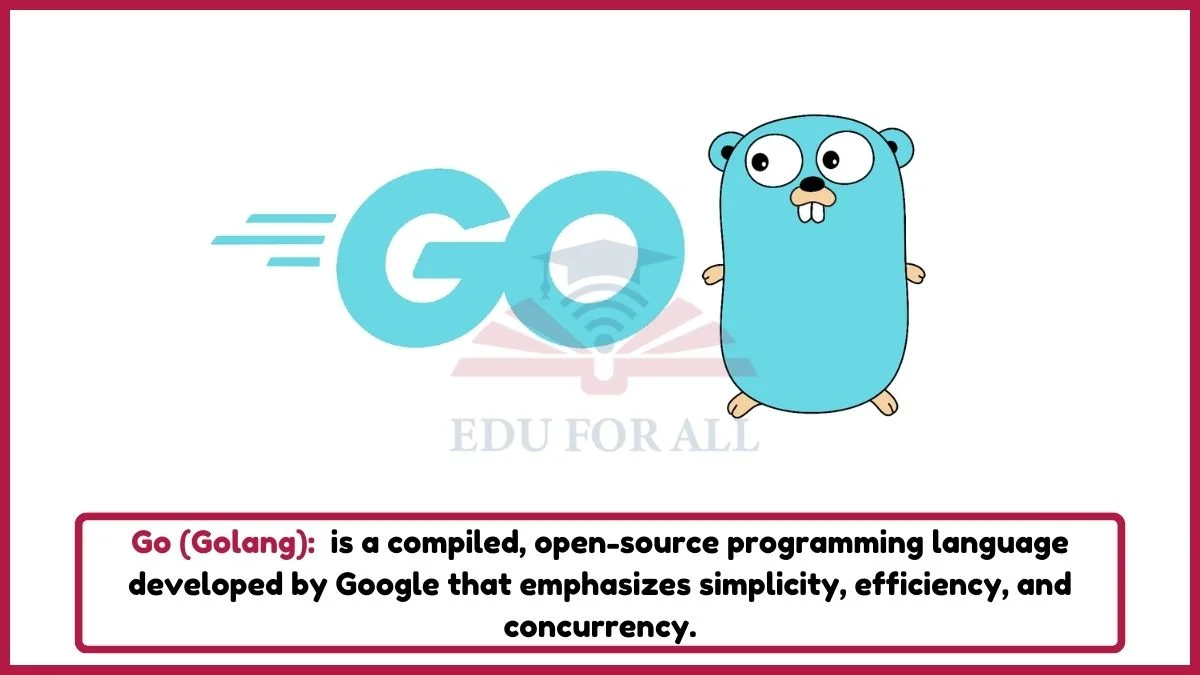 image showing golang as a example of programming language