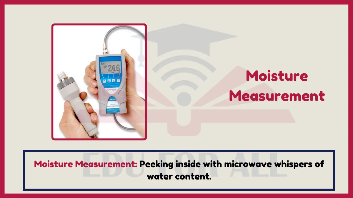Image showing Moisture Measurement as an Example of Microwaves 