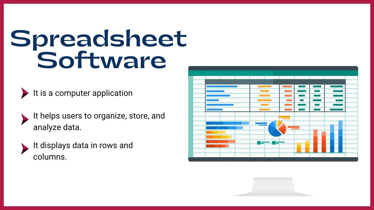 image showing spreadsheet software